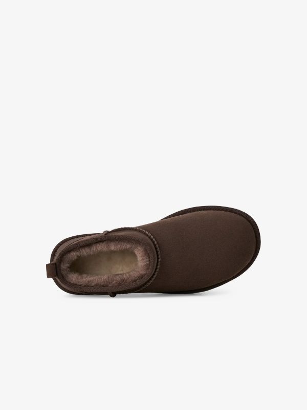Winterstiefel "Classic Ultra Mini" dunkelbraun, UGG