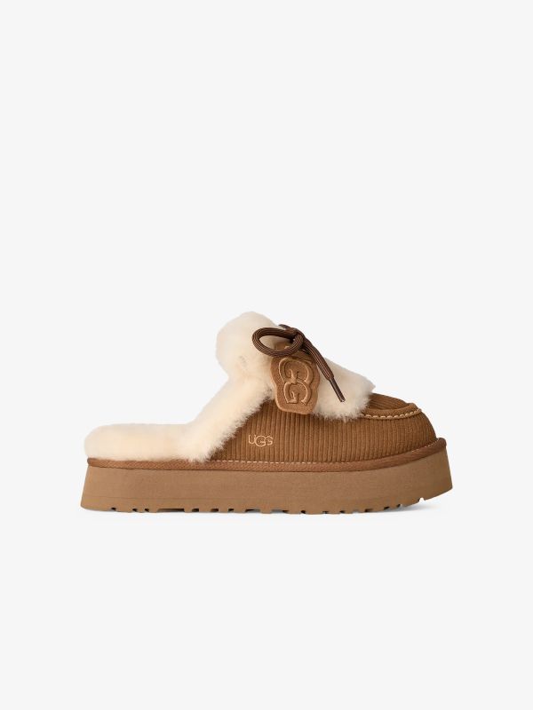 Slipper "Disquette Heritage" camel