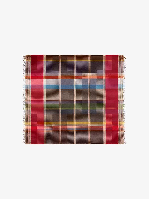 Wohndecke bordeaux karo, WALLACE SEWELL