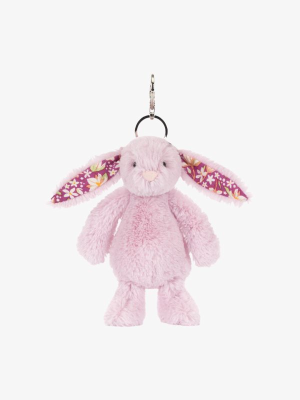 Accessoire sacs Thistlepop Blossom Bunny Bag Charm à carreaux rose clair
