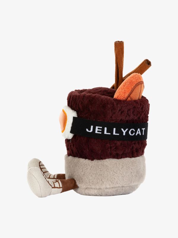 Figurine en tissu Amuseables Mullover Spiced Drink brun, JELLYCAT