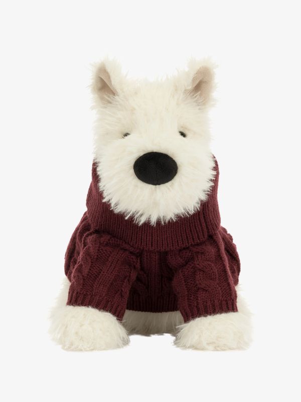 animal en peluche Munro Scottie Dog 'Winter Jumper' safari