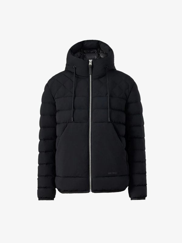 Daunenjacke schwarz