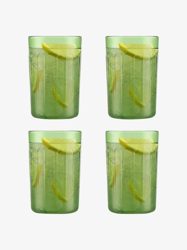 Set de verres à bière 4pcs CHICAGO vert foncé