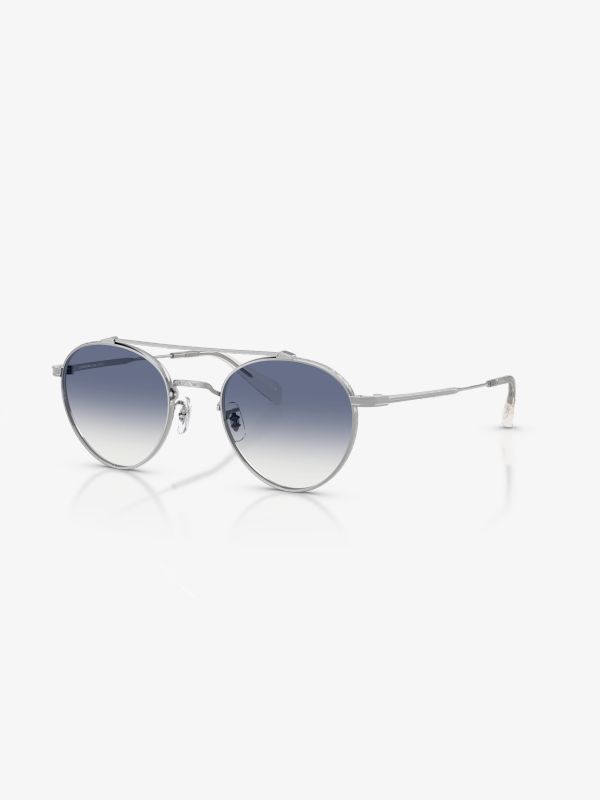 Sonnenbrille silberfarben