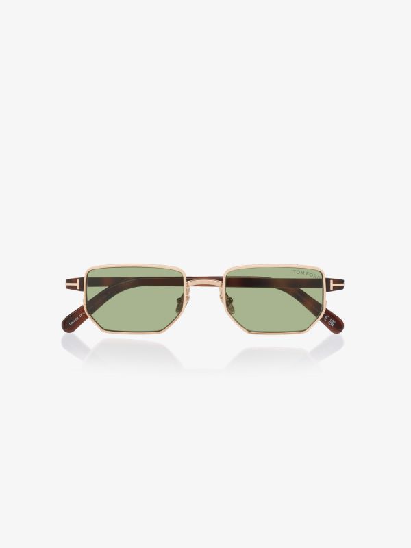 Sonnenbrille goldgelb, TOM FORD