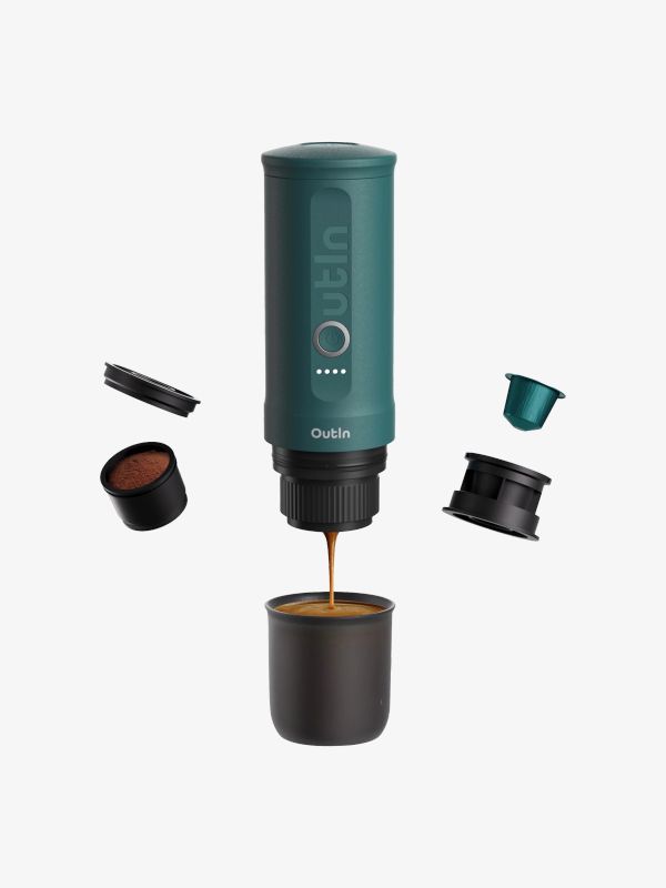 Machine à espresso fuchsia turquoise, OUTIN