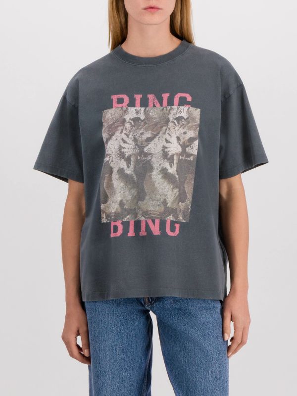 T-Shirt "Cade" noir, ANINE BING