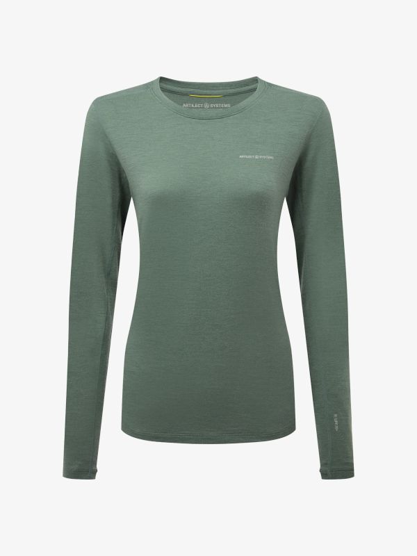 Langarmshirt W Exposure Long Sleeve grün
