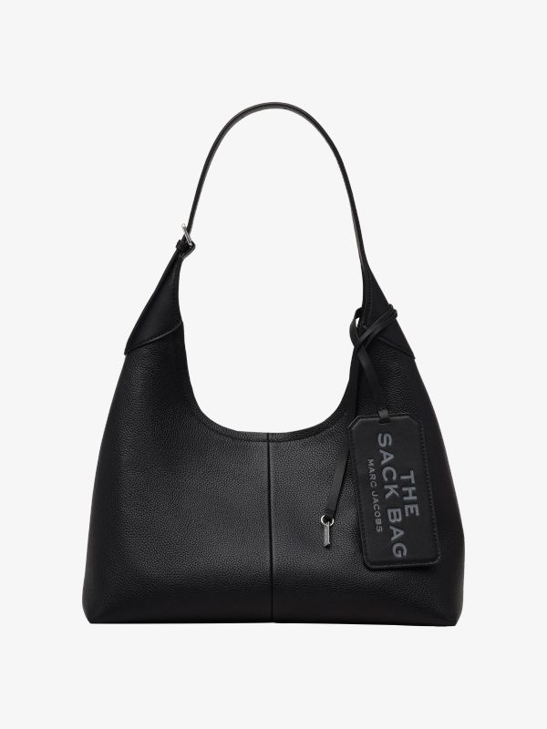 Schultertasche "Belted Sack Bag" schwarz