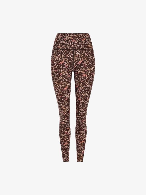 Tights braun klein gemustert