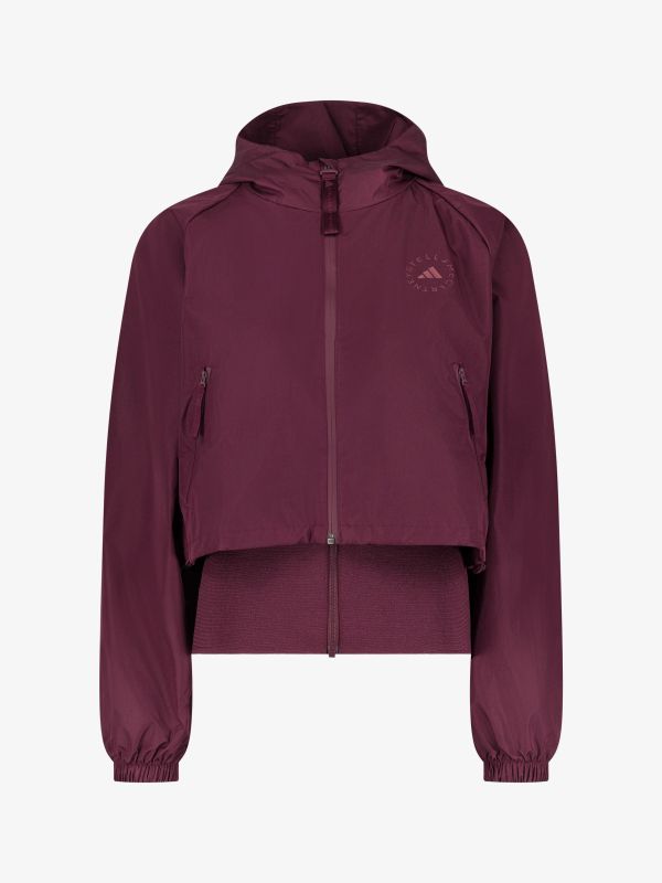 Athleisure-Jacke dunkelrot