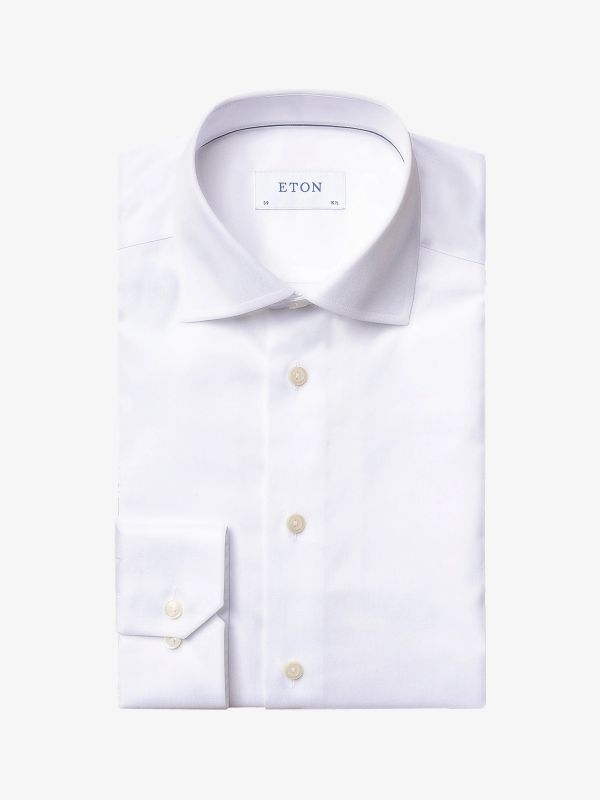 chemise d'affaires blanc