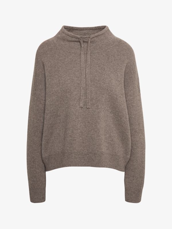 Langarm Athleisure taupe