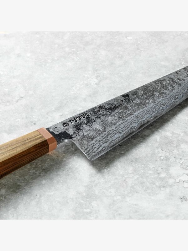 Kochmesser GYUTO hellbraun, BLENHEIM FORGE