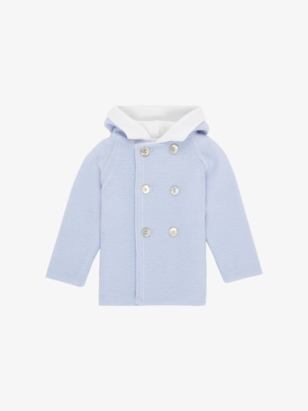 Strickjacke hellblau