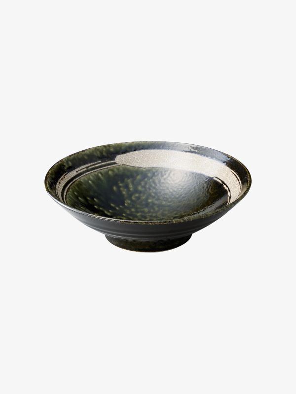 Ramen Schale schwarz/klein gemustert