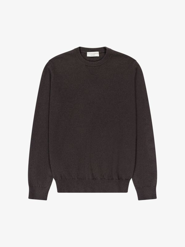 pull en cachemire taupe