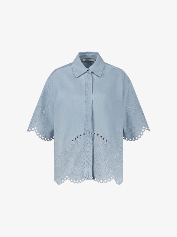 chemise en jean "Daylight" bleu