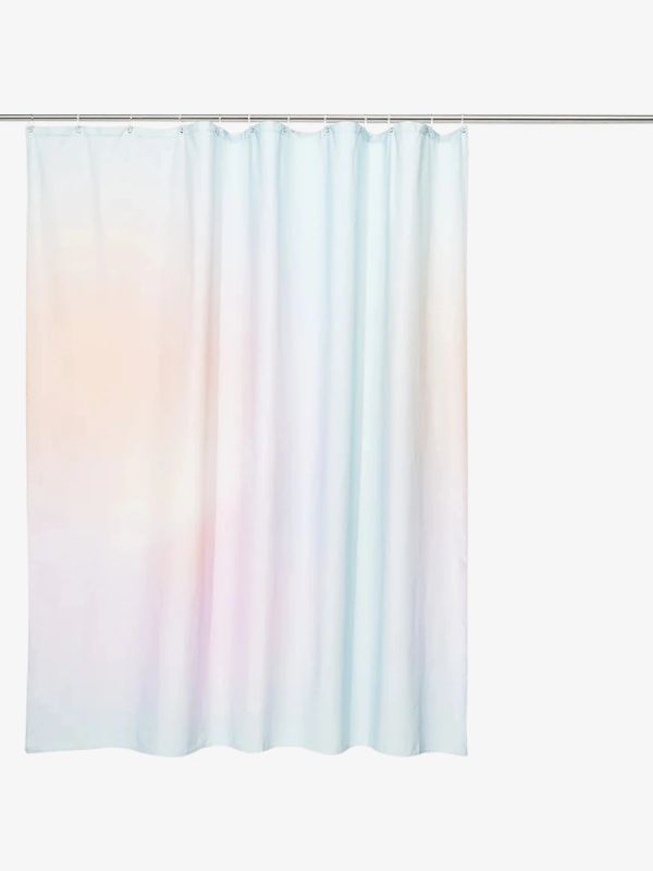 Rideau de douche SUNRISE bleu clair