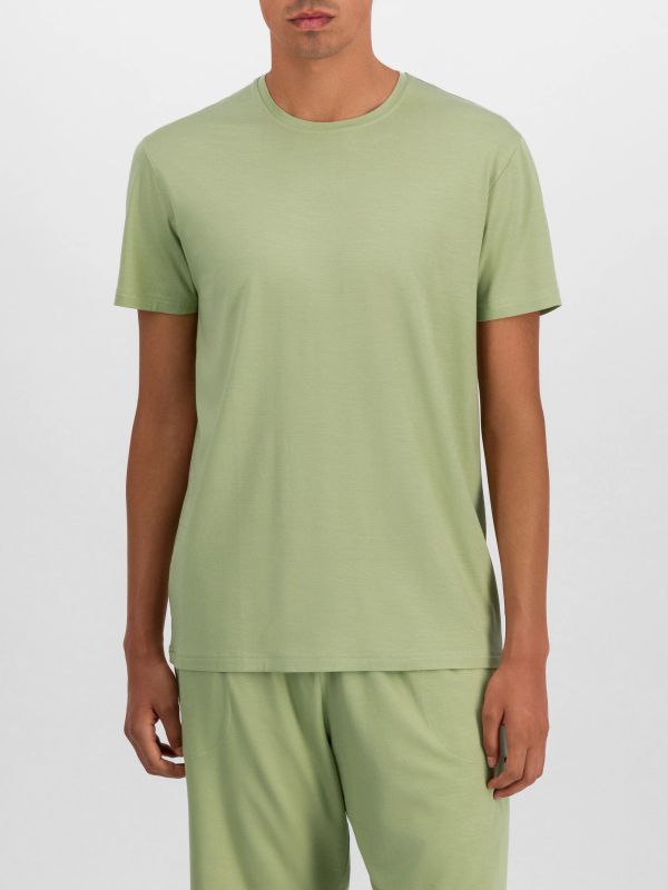 Chemise Loungewear "Basel" vert clair, DEREK ROSE