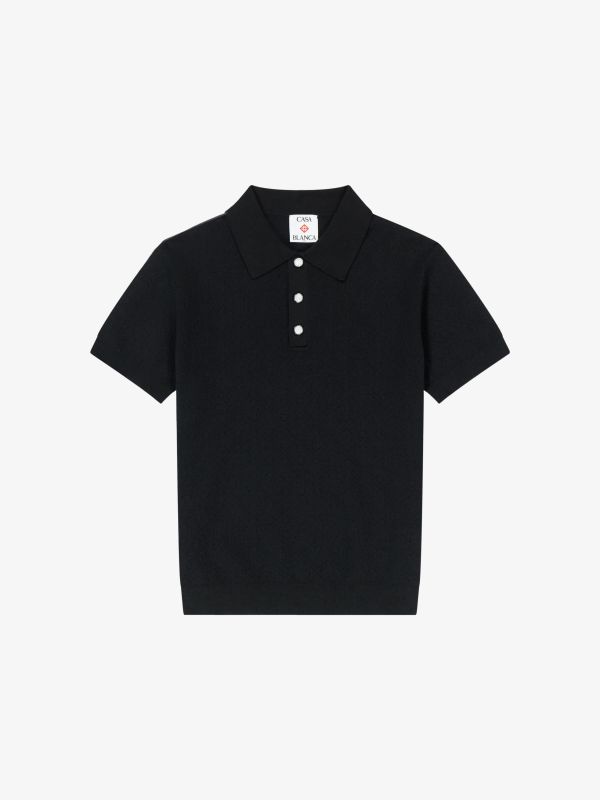 Poloshirt schwarz