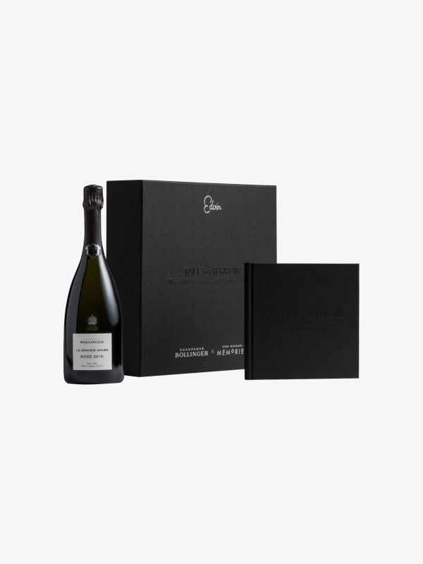 Geschenkbox mit Champagne Bollinger Special Cuvée Grande Année Rosé 2015