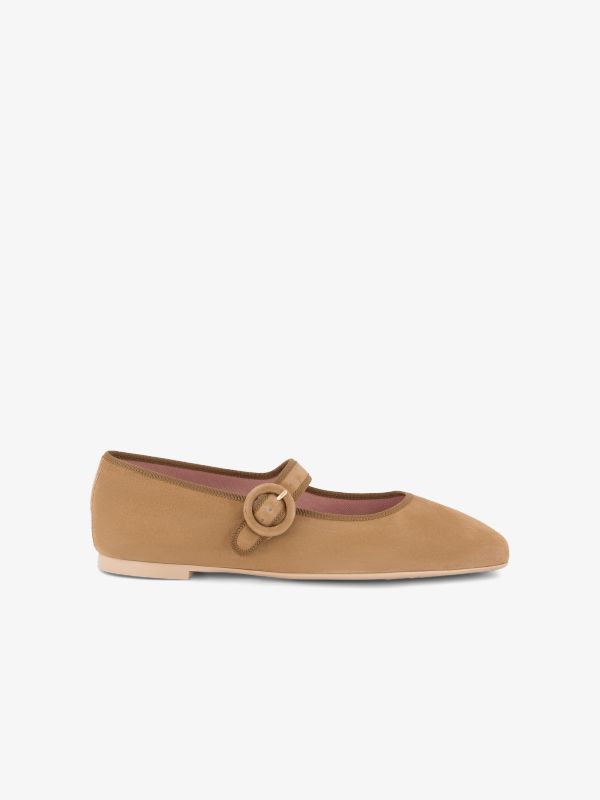 Ballerinas "Camille" cognac