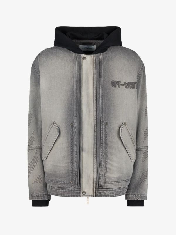 Jeansjacke grau