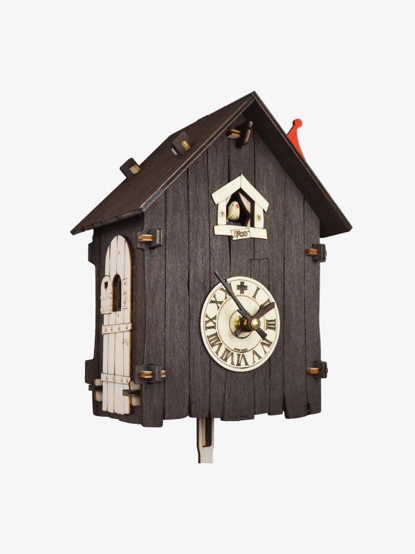 Kuckucksuhr ClassiChoo dunkelbraun, SWISS KOO