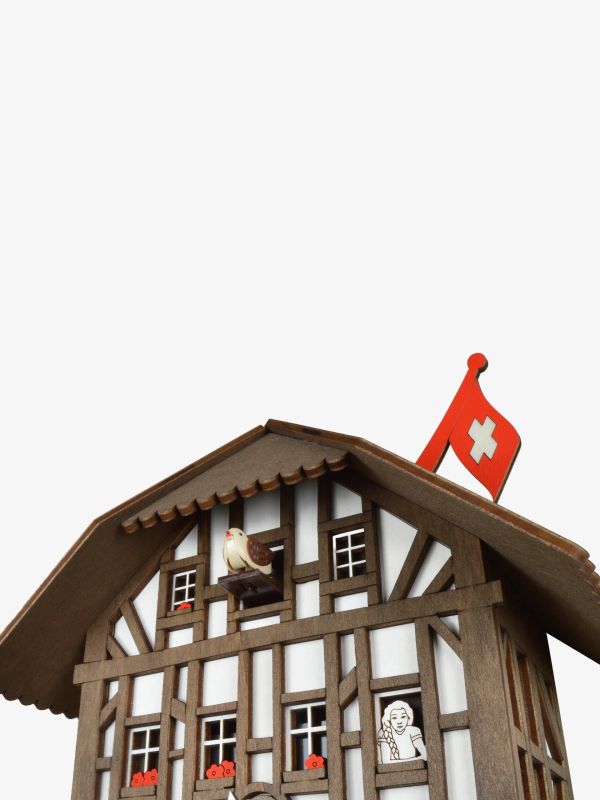 Kuckucksuhr Heidi dunkelbraun, SWISS KOO