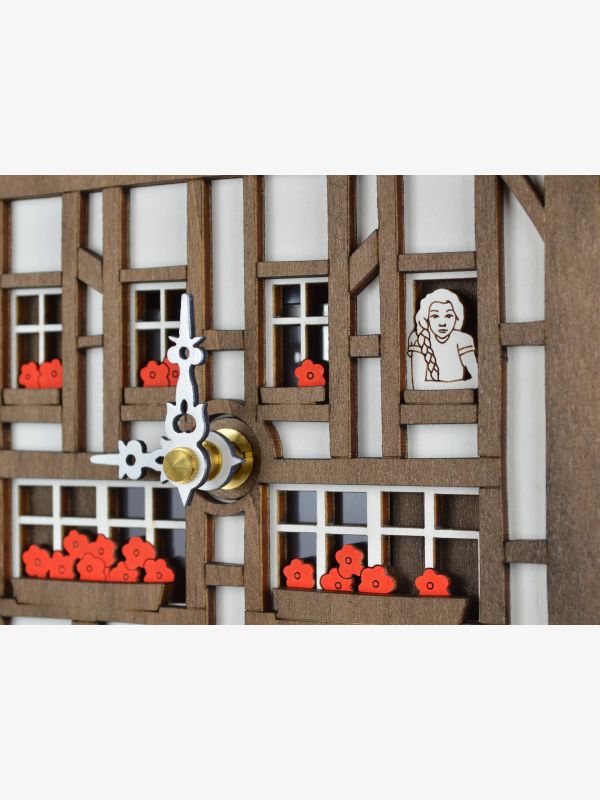 Kuckucksuhr Heidi dunkelbraun, SWISS KOO