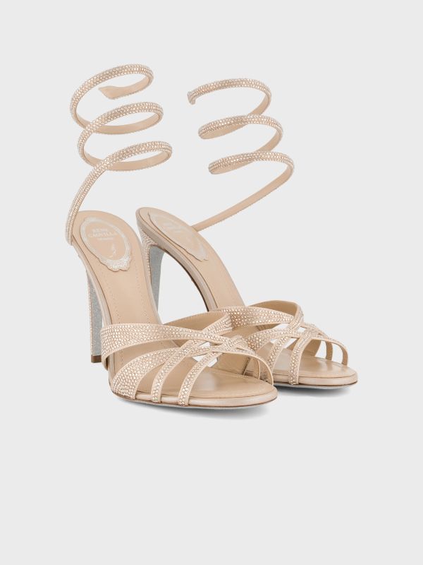 Sandale beige, RENÉ CAOVILLA