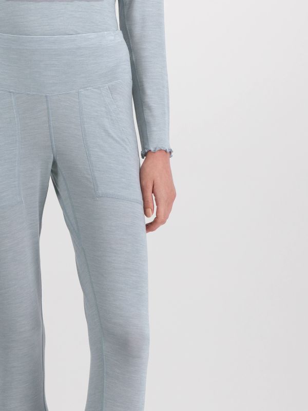 Bas de pyjama "Stay Warm" gris clair mélangé, DAGSMEJAN