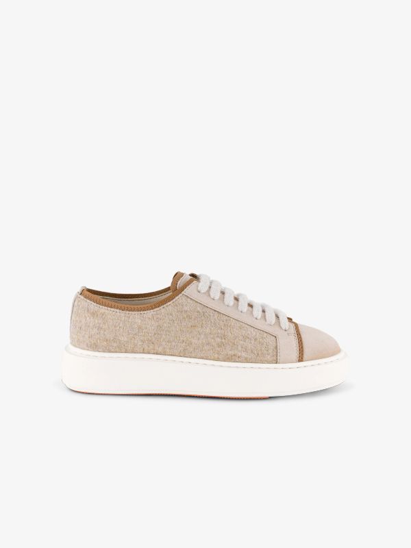 Ledersneaker "Dove" beige