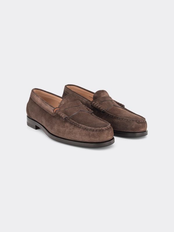 Mocassin brun, SANTONI
