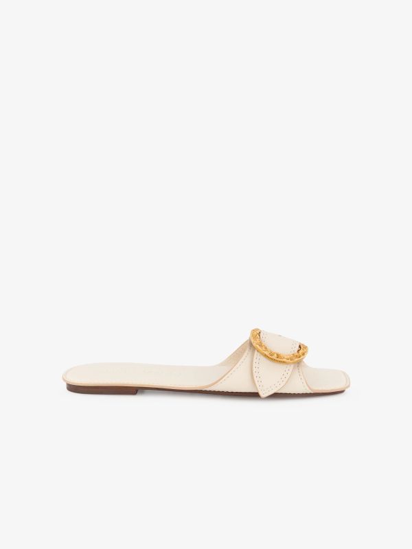 Slides "Solena" offwhite