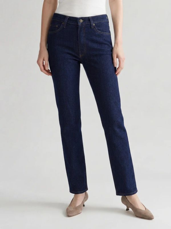 Jeans Straight Fit "Harlow" dunkelblau, RAG & BONE
