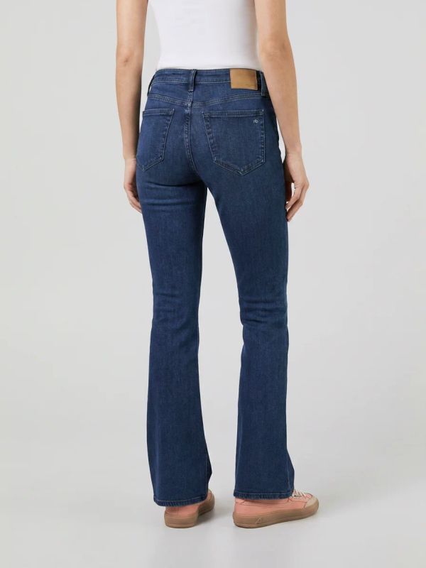 Jean bootcut "Kinsley" bleu foncé, RAG & BONE