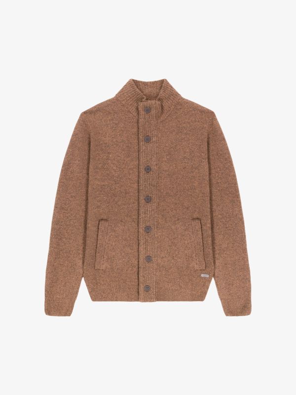Cardigan rouille