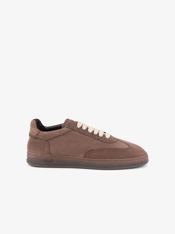 Ledersneaker braun