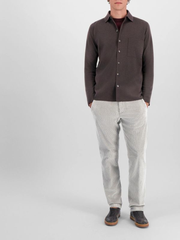 pull en tricot  bordeaux, FILIPPO DE LAURENTIIS