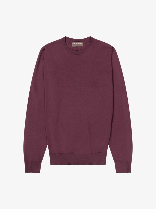 pull en tricot bordeaux
