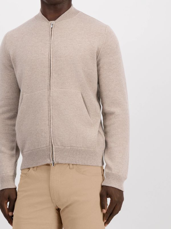 Cardigan  beige, FILIPPO DE LAURENTIIS