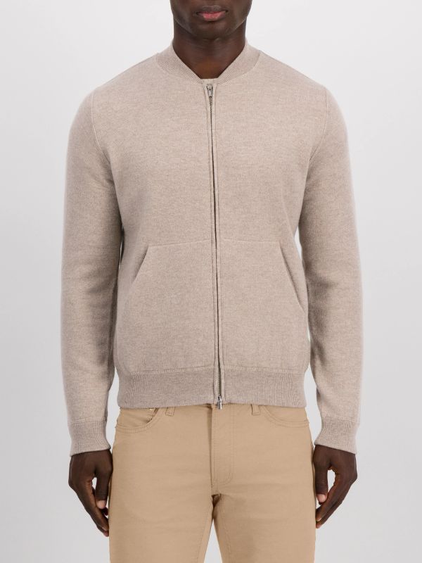 Cardigan  beige, FILIPPO DE LAURENTIIS