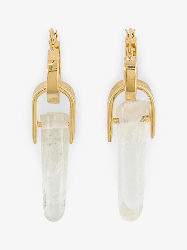 Ohrringe "Pillar" gold/silber