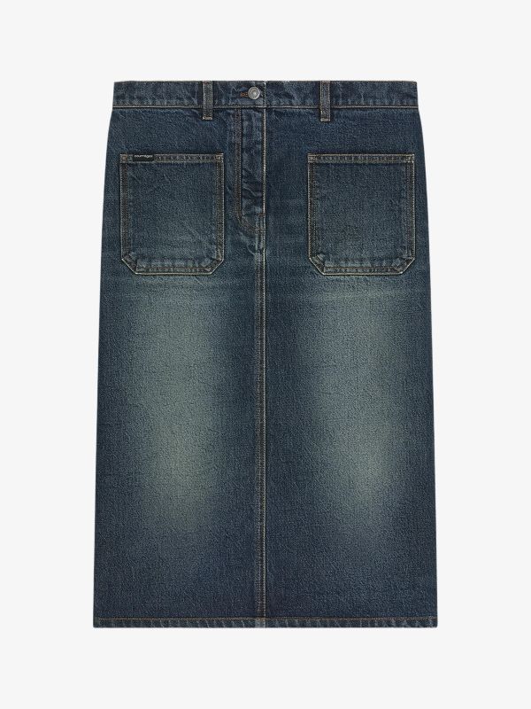 Jeansrock dunkelblau