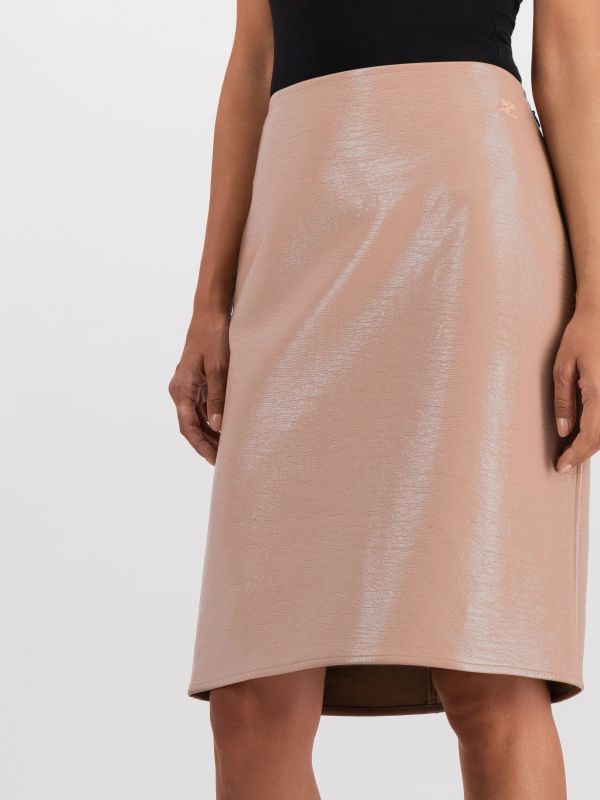 Bleistiftrock bronze, COURRÈGES