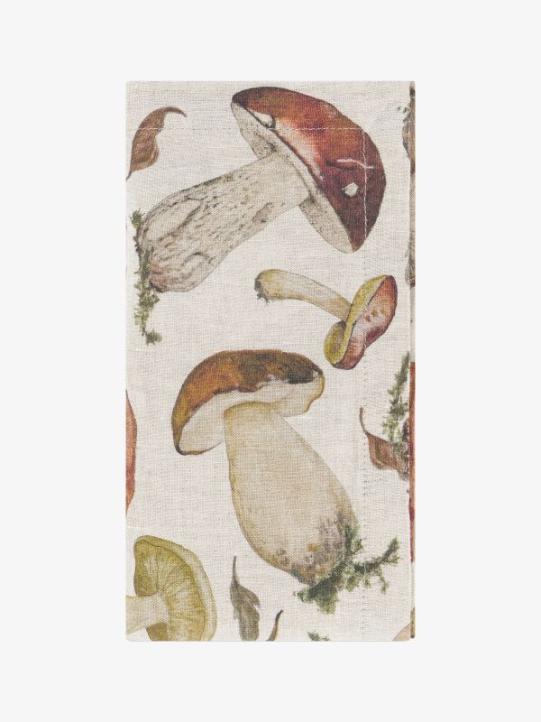 Serviette MUSHROOM braun