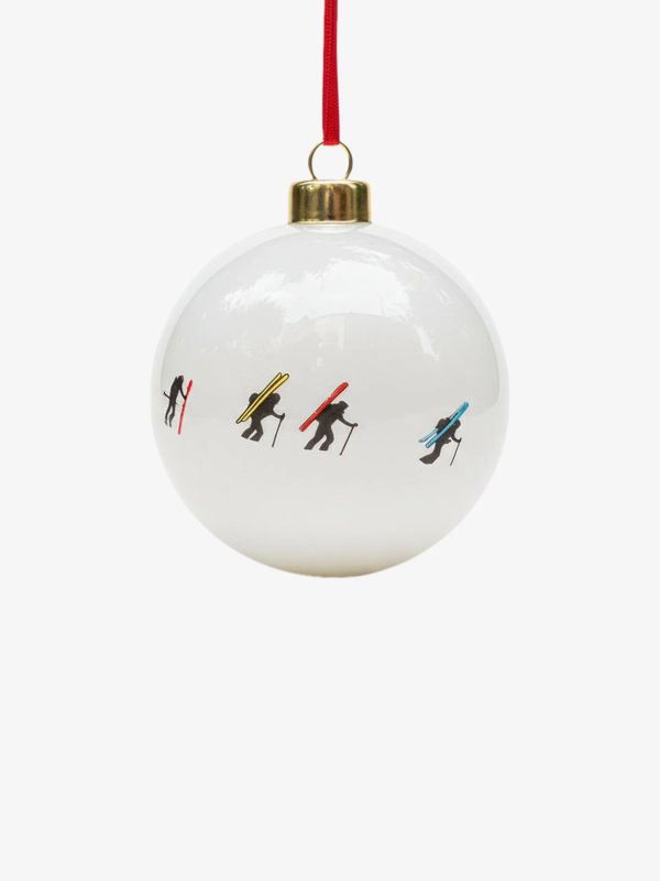 Weihnachtskugel weiss